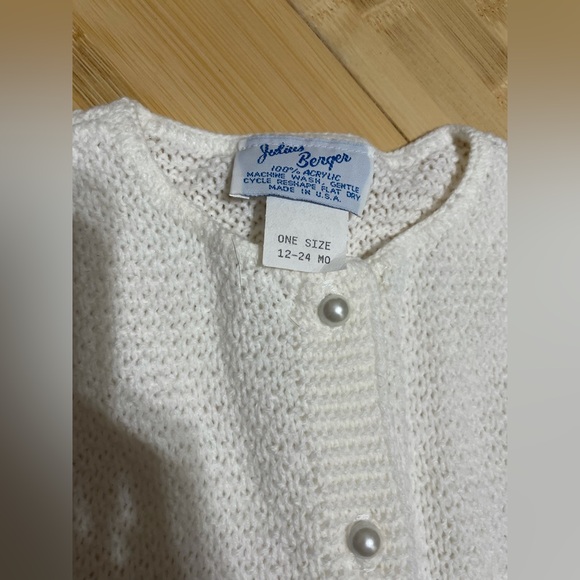 NEW Julius Berger Sweater Shaw P & P Cape Toddler Girl - Picture 10 of 10